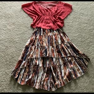 Blouse and Skirt Set